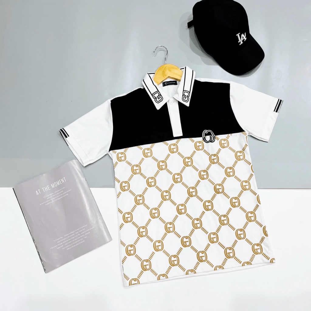 Áo Thun Nam Cổ Trụ Vải Cotton Mềm Mát 2 Màu Trẻ Trung Lịch Lãm NEW UNISEX