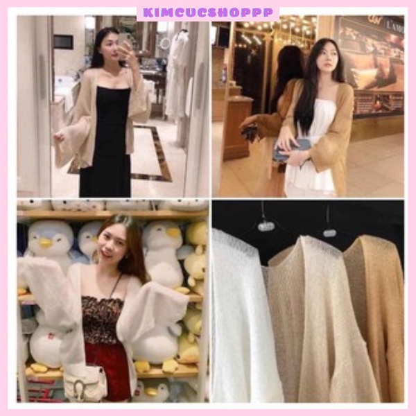 ÁO KHOÁC NỮ LEN MỎNG SIÊU HOT - Áo Cardigan Len Dệt Kim, Mỏng Sexy, Labibi Close (tuyển sỉ)