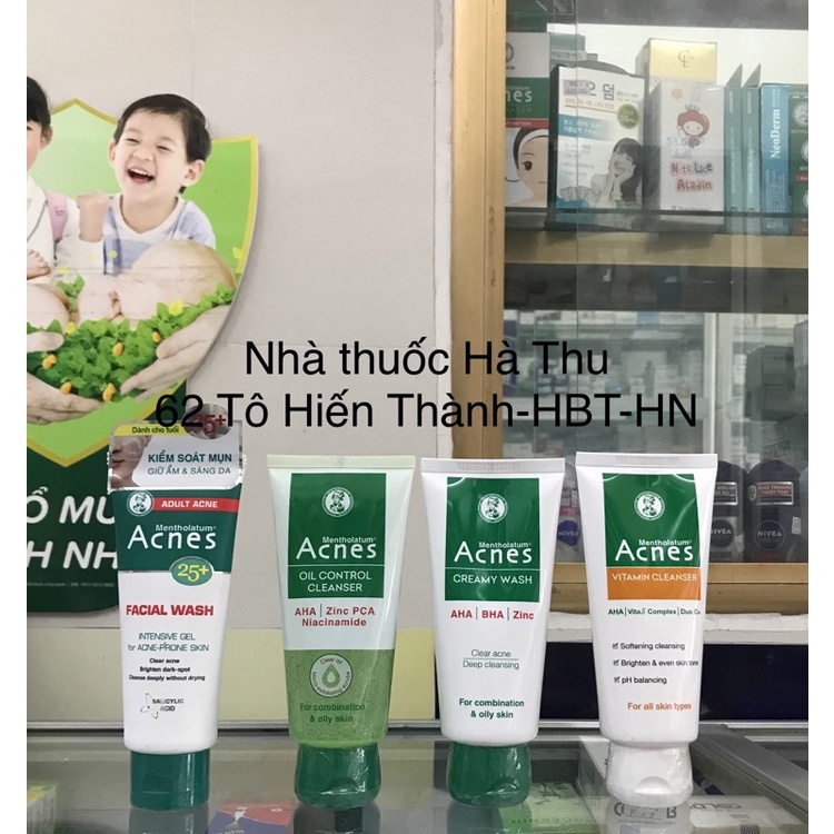 Kem rửa mặt Acnes cho nữ các loại