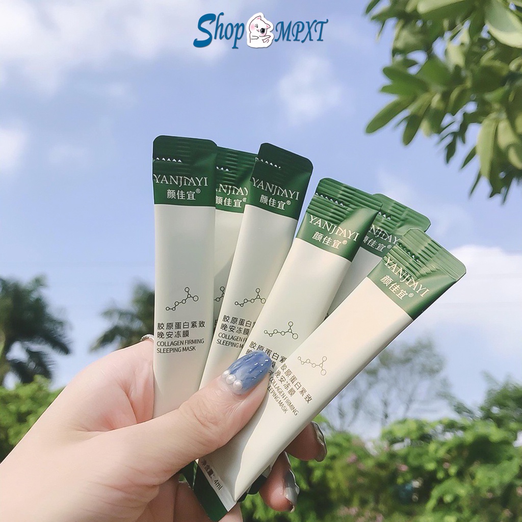 Mặt nạ ngủ Bioaqua collagen kiểm soát dầu làm săn chắc da và se khít chân lông