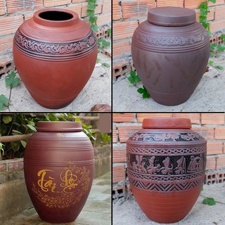 Chum sành ngâm rượu,chum 10l,chum đất nung
