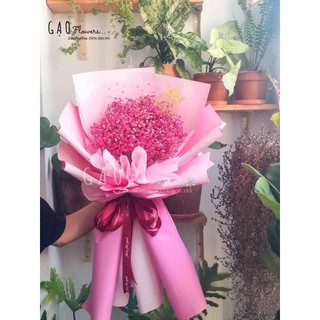 Bó hoa BaBy khô, Bó hoa baby đẹp đủ màu vĩnh cửu, Bó hoa baby tặng sinh nhật, lễ