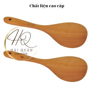 Muôi xới cơm , múc canh bằng gỗ
