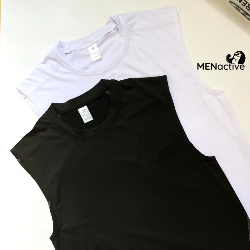 Áo ba lỗ nam thể thao trơn thun lạnh, tập gym mềm mịn, siêu co giãn, thoáng khí,thấm hút mồ hôi cực tốt  Menactive ABL01