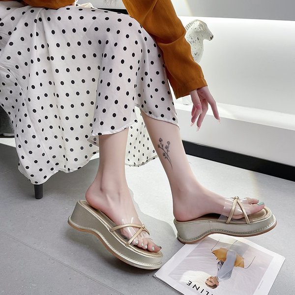 Giày sandal nu dép bánh mì đế cao Sandal Đế Xuồng Thiết Kế Mới Thời Trang Mùa Hè 2023 Dành Cho Nữ