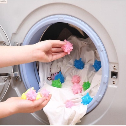 Bóng giặt mini sinh học cầu gai giặt máy, siêu tiện lợi