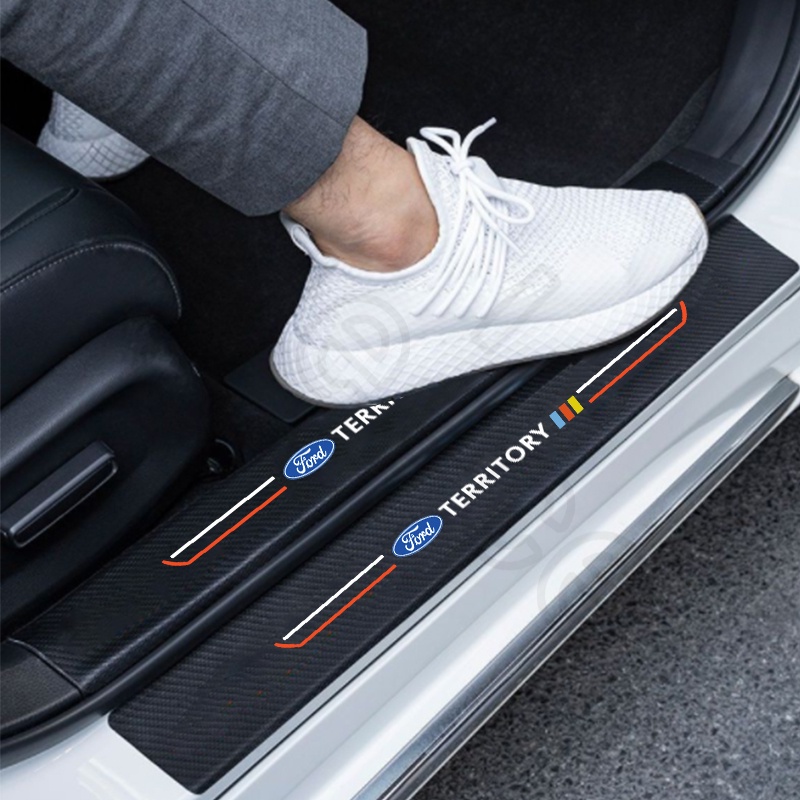 Sieece Cho Ford Territory Miếng Dán Tay Nắm Cửa Ô Tô Chống Xước Trầy Xe Hơi Sợi Carbont Miếng Dán Hõm Cửa Ô Tô Dán Xe Trang Trí ô Tô