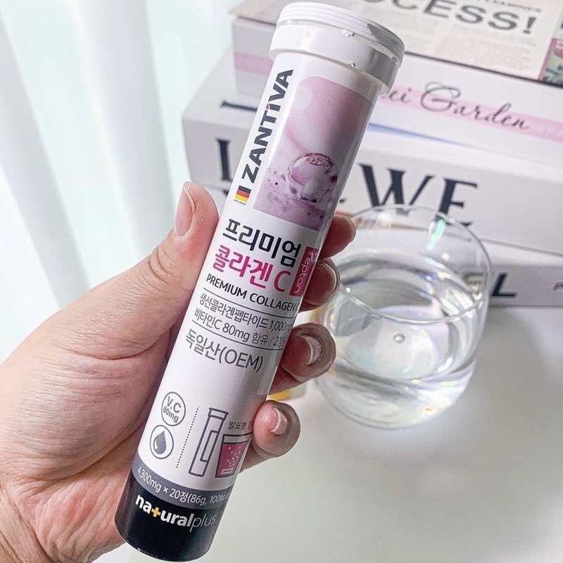 Viên sủi tích hợp Collagen từ cá + Vitamin C Hàn Quốc