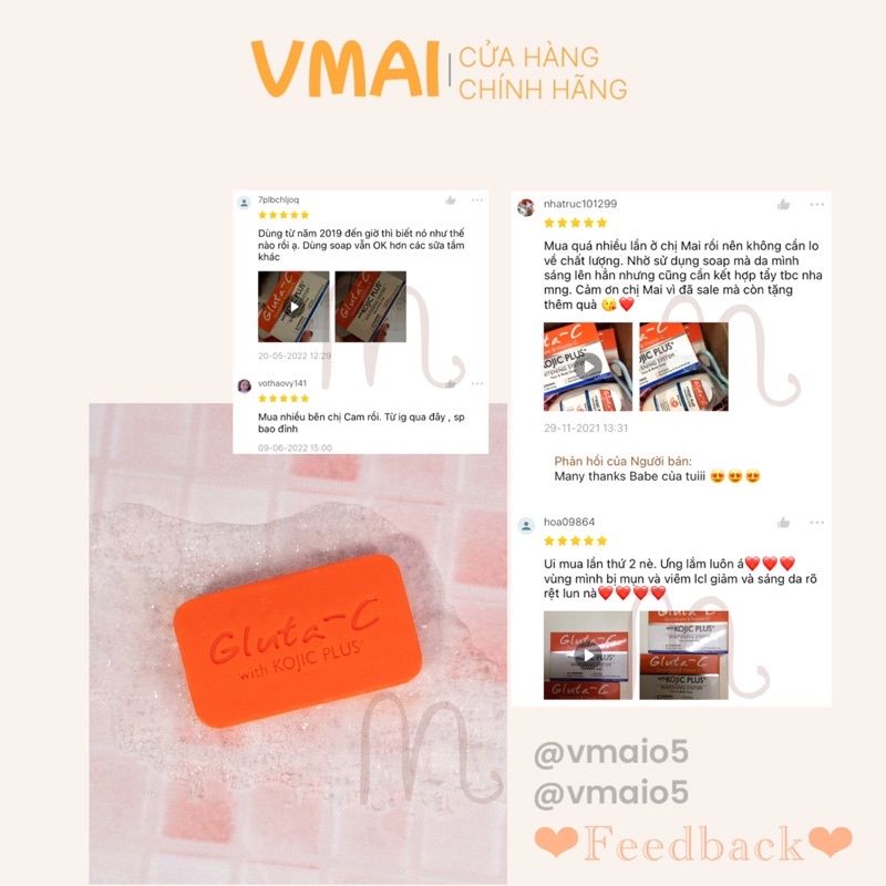 Xà Phòng Dưỡng Trắng Giảm Thâm Mụn Gluta- c