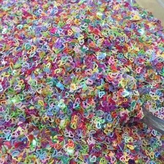 Kim tuyến tim rỗng 5gr - nguyên liệu slime