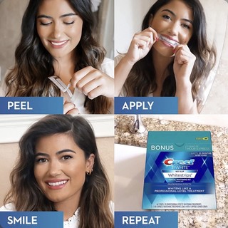 [AUTH-ĐỦ BILL] SET MIẾNG DÁN RĂNG CREST 3D WHITESTRIPS SIÊU TRẮNG