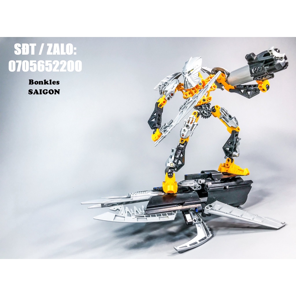 Đồ Chơi Mô Hình Vintage lắp ráp LEGO Bionicle Titan Warriors 8697 Toa Ignika Chính Hãng Đan Mạch (2008)