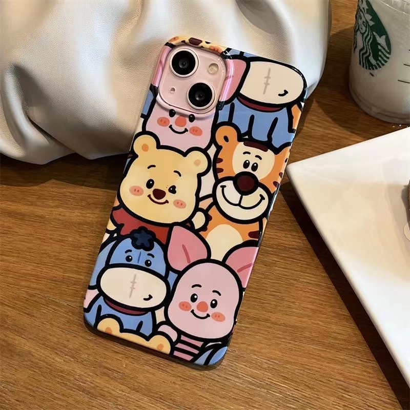 Ốp điện thoại acrylic in hoạt hình thú thích hợp cho Iphone 13promax Apple 12 11 14