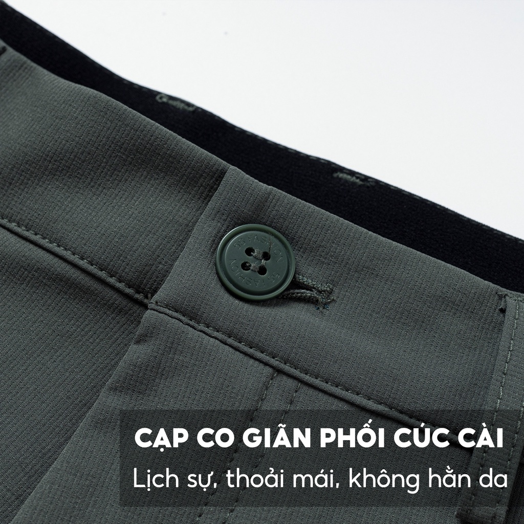 Quần Đùi Thể Thao Nam 5S  Công Nghệ High-tech Thoáng Khí, Cạp Cúc (01-QST23007)