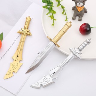 Bút nước gel đen đồ long đao - vpp thỏ hồng