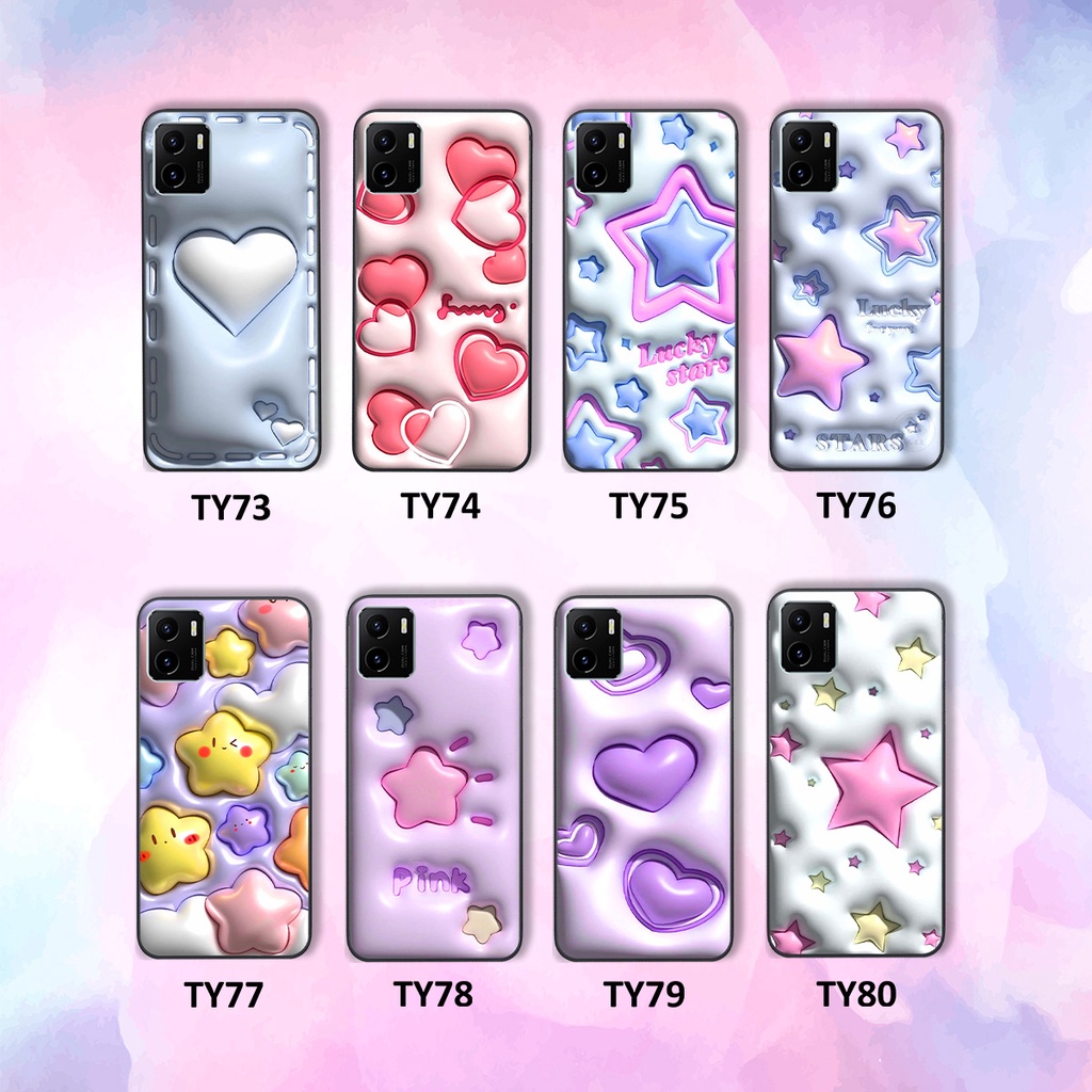 Ốp Vivo Y15s in phẳng hiệu ứng 3D giả nổi siêu thật, cực xinh, cá tính