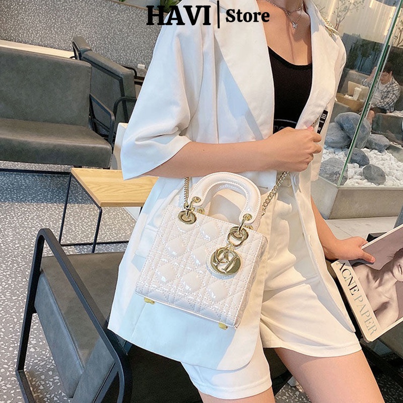 Túi xách nữ đẹp đi chơi đeo chéo thời trang HAVI túi đeo vai quai xách dự tiệc cao cấp chống nước