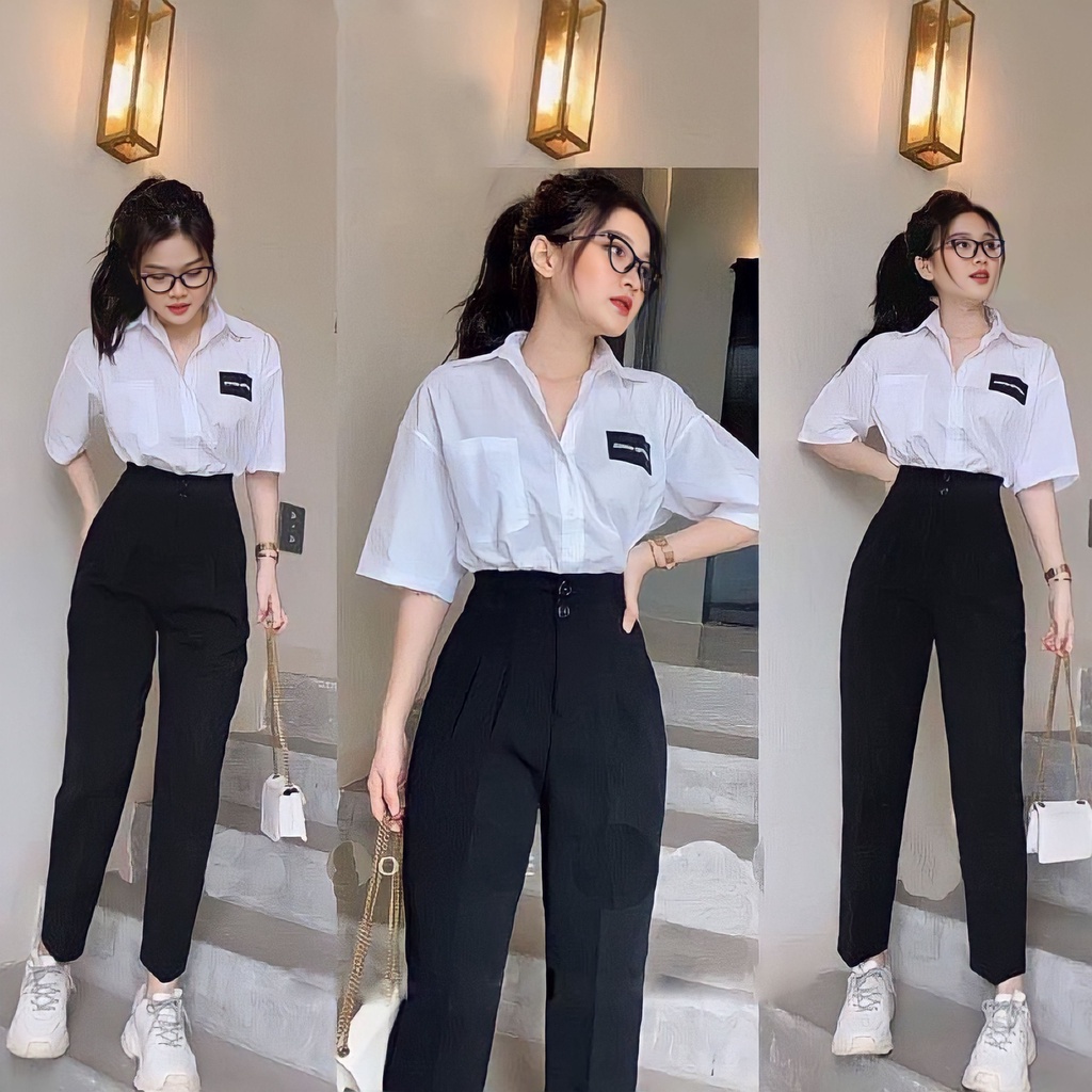 QUẦN TÂY 2 NÚT BIGSIZE LƯNG CAO Q13 (TÁO ĐỎ BIGSIZE 55-90KG) 🍎🍎🍎