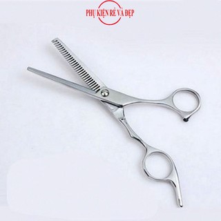 Kéo tỉa tóc Quoai vênh (Trắng)