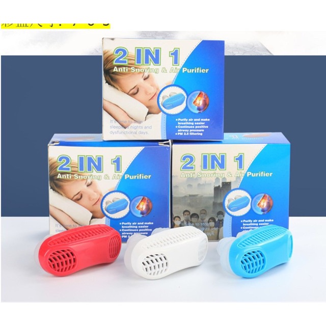 Dụng Cụ Chống Ngáy Ngủ 2 In 1 - Thiết Bị Chống Ngáy An Toàn Hiệu Quả Tại Nhà