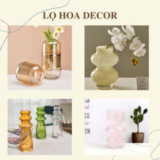 Lọ hoa decor chất liệu thủy tinh cao cấp