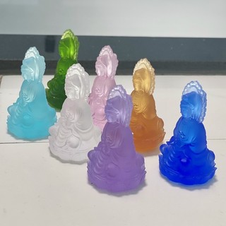 Tượng Quan Âm Lưu Ly 2 mặt (10cm)