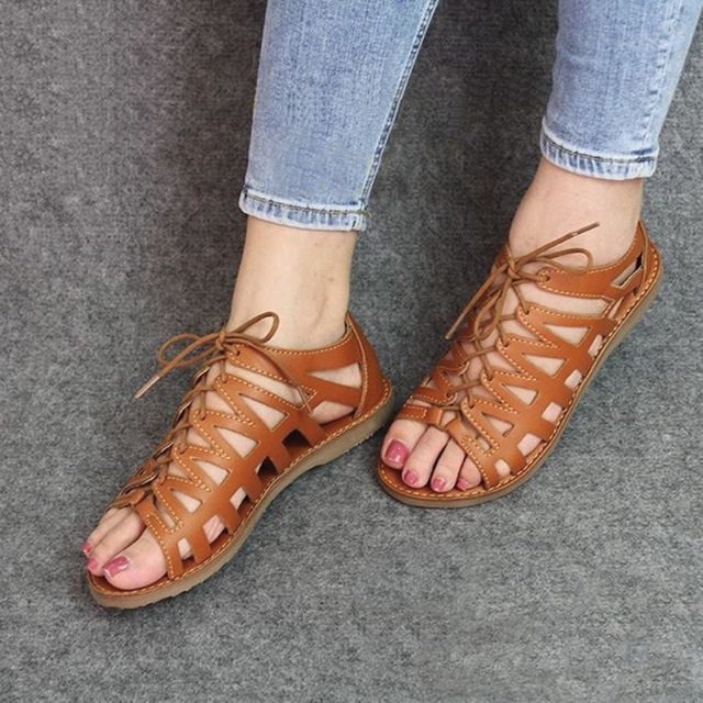 Giày dép đế trấu sandal nữ cột dây chiến binh Detaunisex phong cách văn phòng Birken êm chân - SX03
