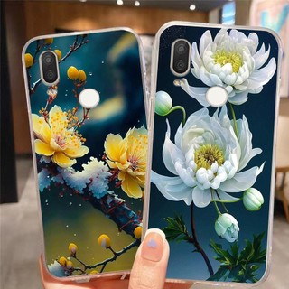 Ốp lưng vsmart Active 1 / vsmart Active 1 Plus / vsmart Active 1+ in nhám hình hoa cỏ