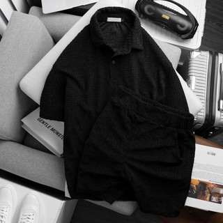 Set polo họa tiết chữ ff