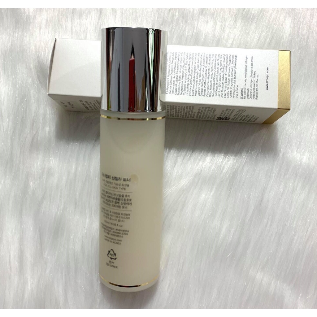 Nước Hoa Hồng Rau Má Dưỡng Sáng Giúp Da Căng Bóng Dr.Pepti Centella Toner 180ml