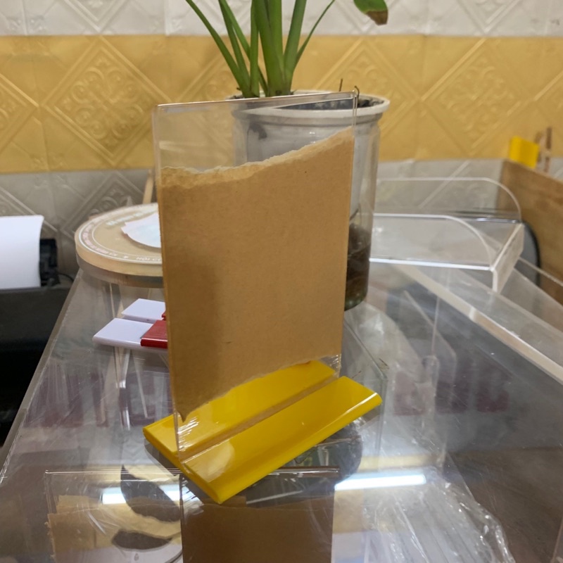 COMBO 10 Menu Mica A6 N105xC150mm Để Mã QR Cao Cấp và Giá Rẻ