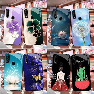 Ốp Lưng OPPO A31 2020 Mặt kính cường lực sáng bóng, cao cấp