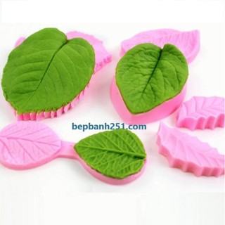 Khuôn nhấn 3D silicone hình chiếc lá