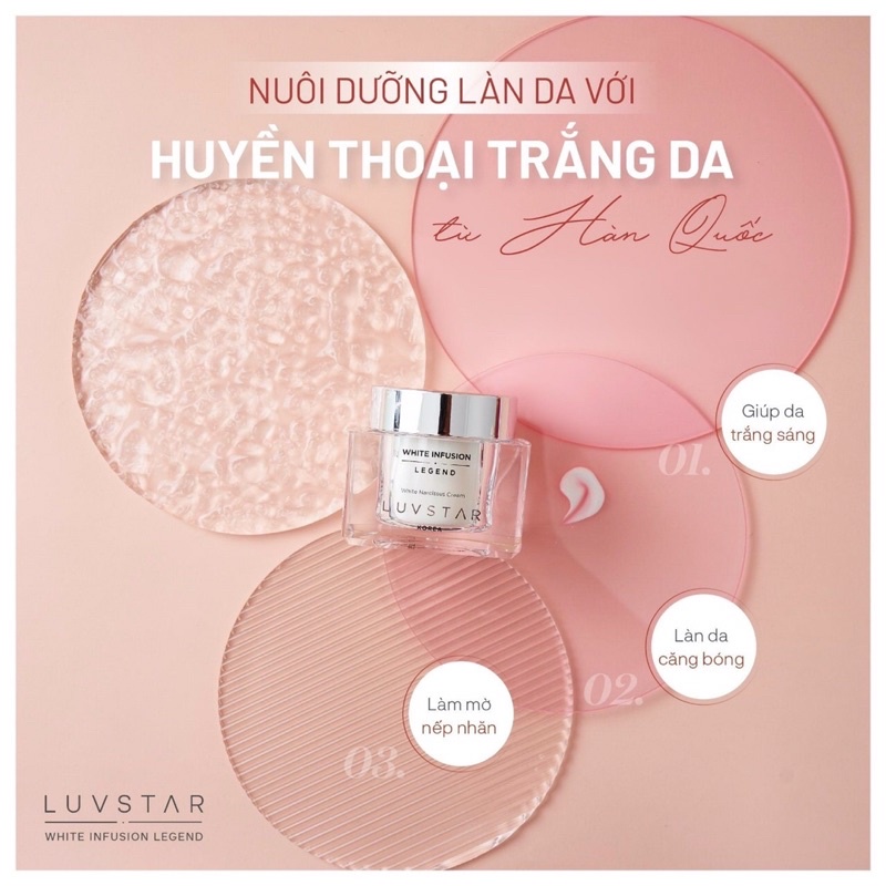 Kem Truyền Trắng LUVSTAR mịn căng mượt