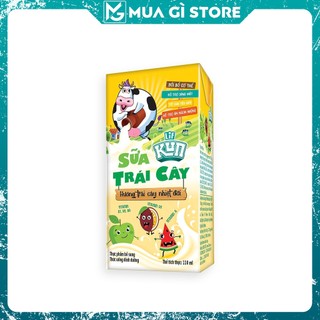 Kun, sữa kun, sữa trái cây nhiệt đới thùng 48 hộp x 110ml