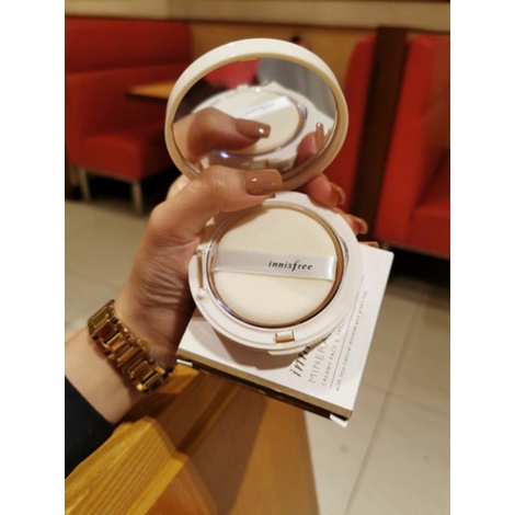 Phấn Phủ Innisfree Mineral Creamy Pact SPF25 PA++