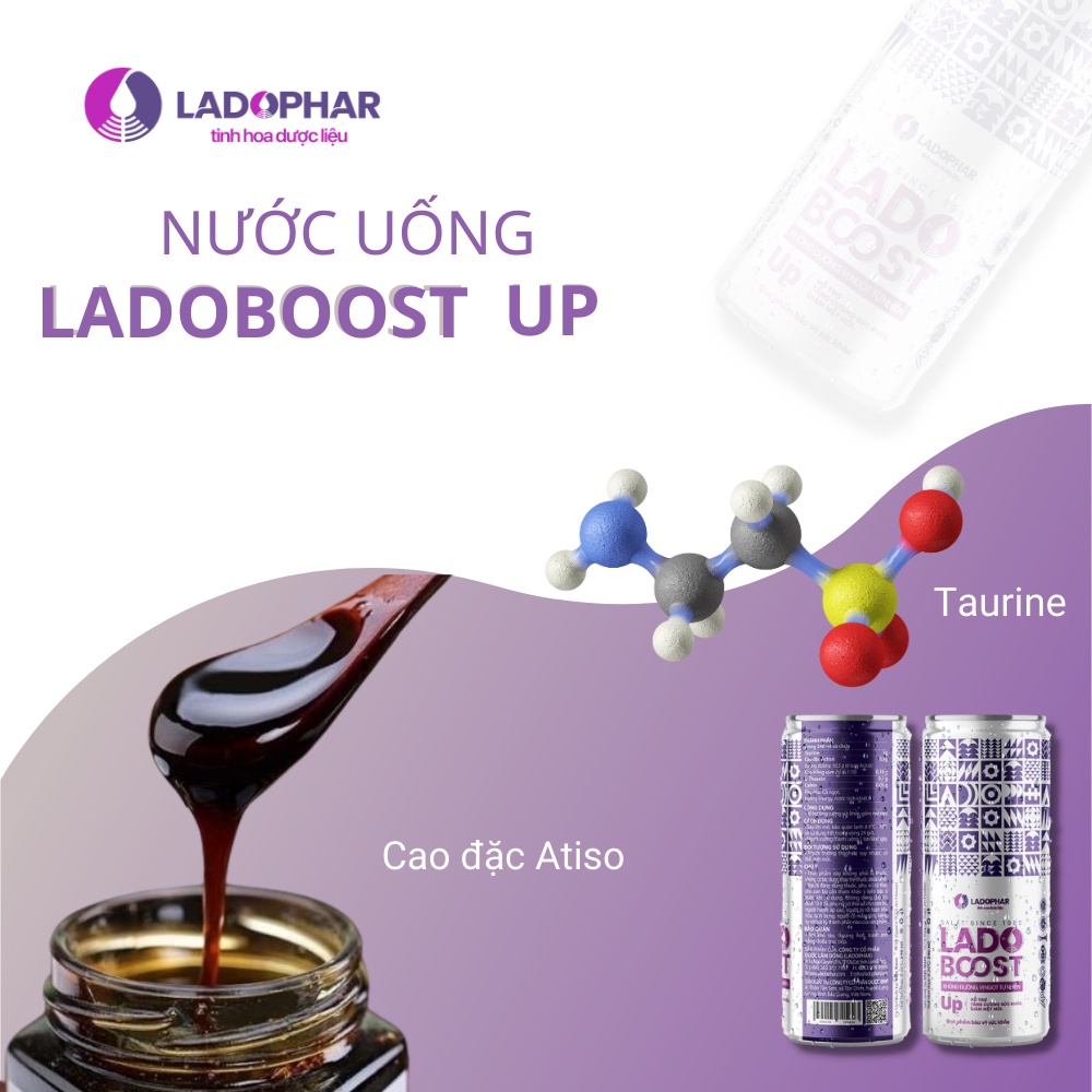 Nước uống tăng cường sức khỏe Lado Boost UP Ladopharma (C/240ml)