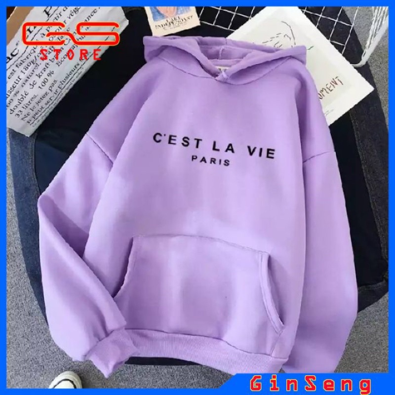 ÁO HOODIE NAM NỮ CEST LAVIA VẢI NỈ BÔNG
