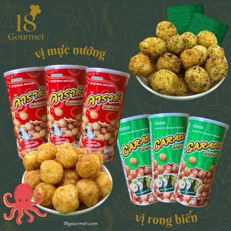 Bánh gạo Carada nhập khẩu Thái Lan