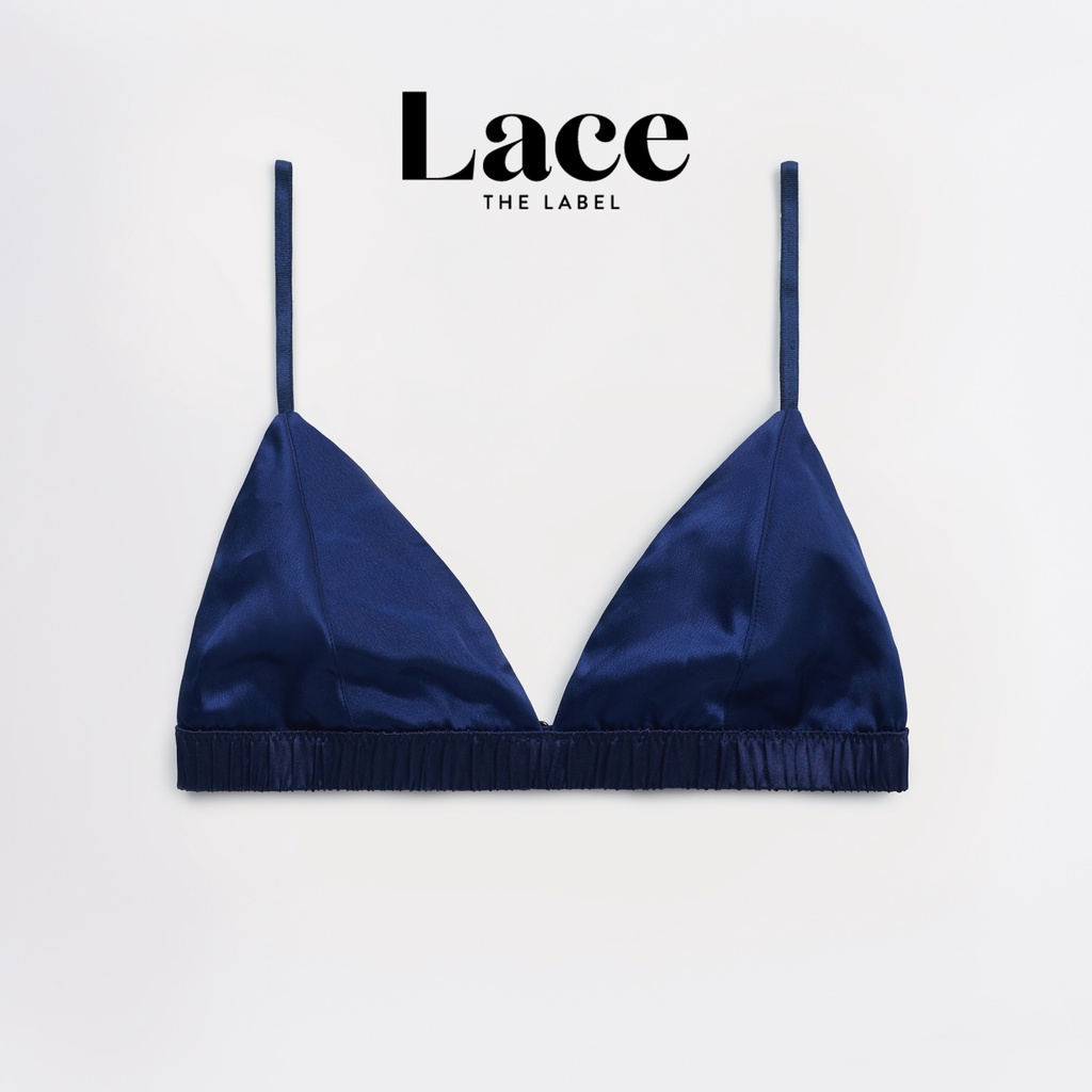 Áo lót Satin Navi kèm đệm mỏng Lace.thelabel | BigBuy360 - bigbuy360.vn