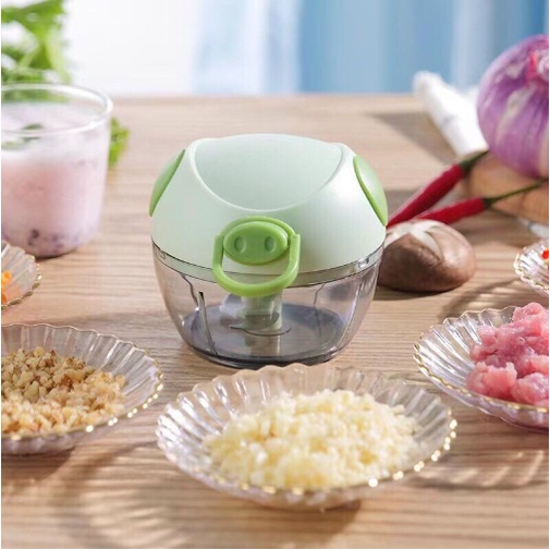 Máy xay tỏi ớt Sonahouse hình heo cầm tay xay nhanh tiện lợi 180ml