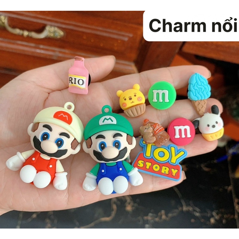 Bộ charm crocs gắn dép. bán rời crocs chưa bao gồm dép
