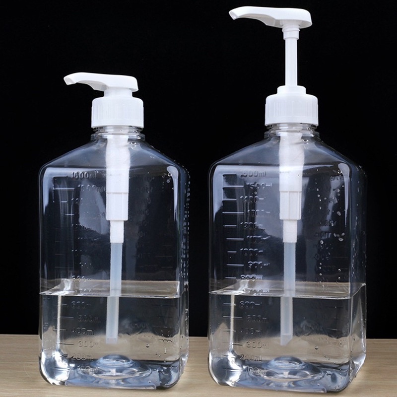 Bình Đựng Syrup Nhựa Cao Cấp 1L6 - Có Kèm Vòi