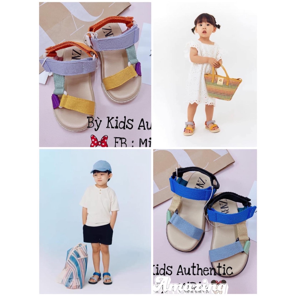 Sandals quai vải bé trai và bé gái