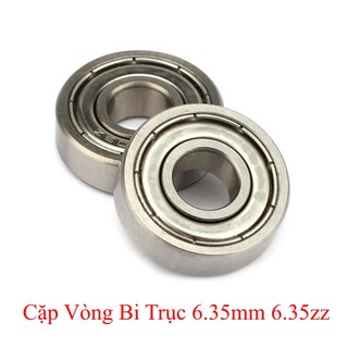 Một cặp vòng bi trục 6.35mm 6.35zz