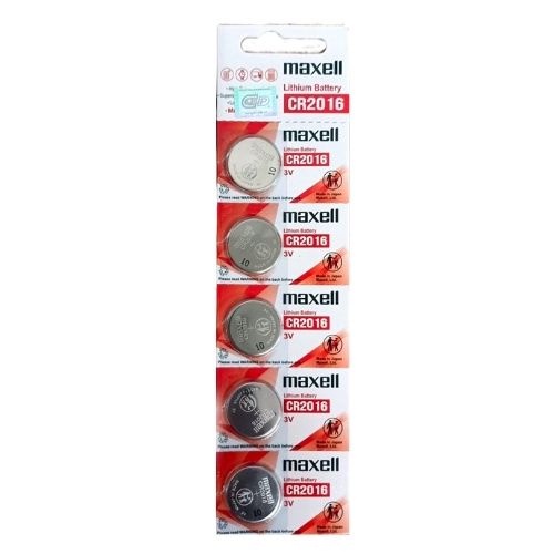 Vỉ pin CR2016 3V Maxell chính hãng Nhật Bản 100% pin maxell 2016 vỉ 5 viên
