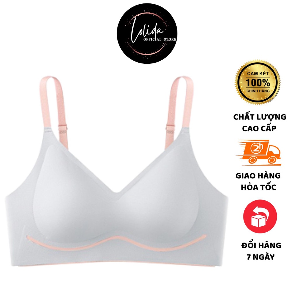 Áo Ngực Nữ Lolida Thiết Kế Đúc Su Không Gọng Cao Cấp Nâng Vòng 1 Gợi Cảm MÃ AL57