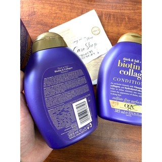 Cặp dầu gội xả BIOTIN COLLAGEN tím