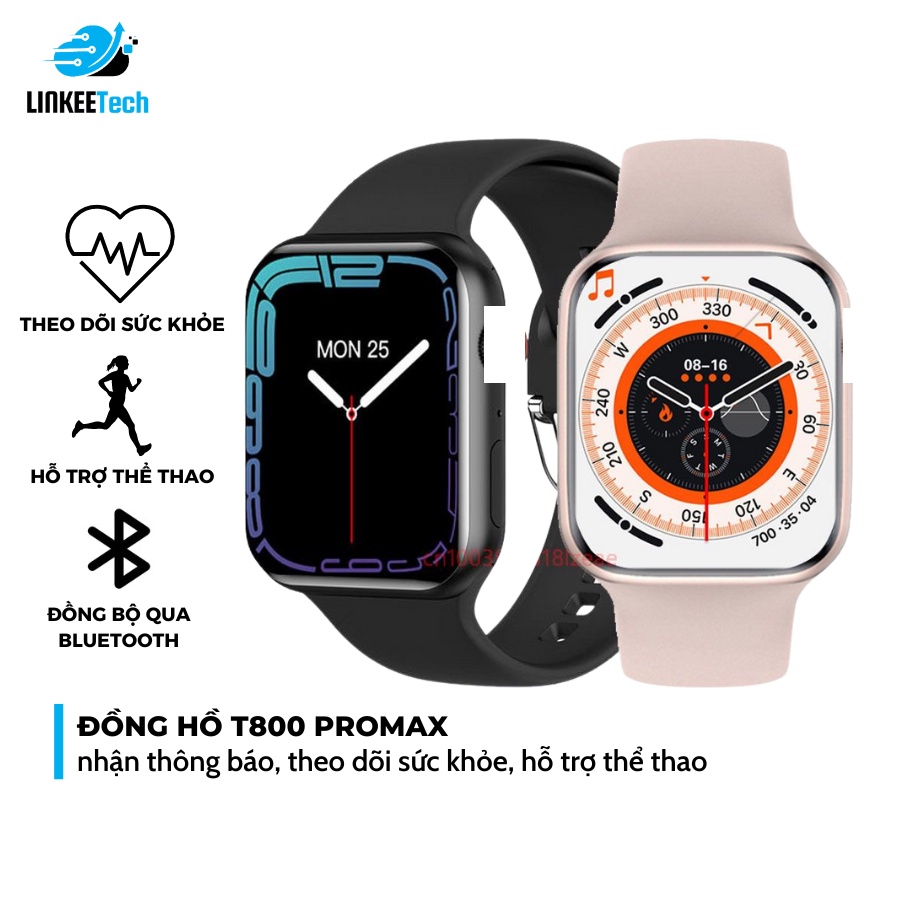 Đồng Hồ Thông Minh Bản 5.0 Kết Nối Bluetooth Chống Nước, Nghe Gọi, Nhận Thông Báo- LinkeeTech