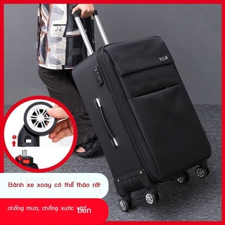 Vali vải Oxford công suất lớn Vali bánh xe thông thường 18 inch vali du lịch mini vali du lịch size 28 vali du lịch